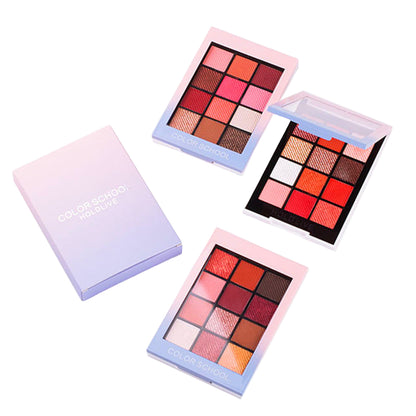 12 Color Matte Shimmer Eyeshadow Palette Everyday Eye Makeup