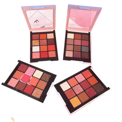 12 Color Matte Shimmer Eyeshadow Palette Everyday Eye Makeup