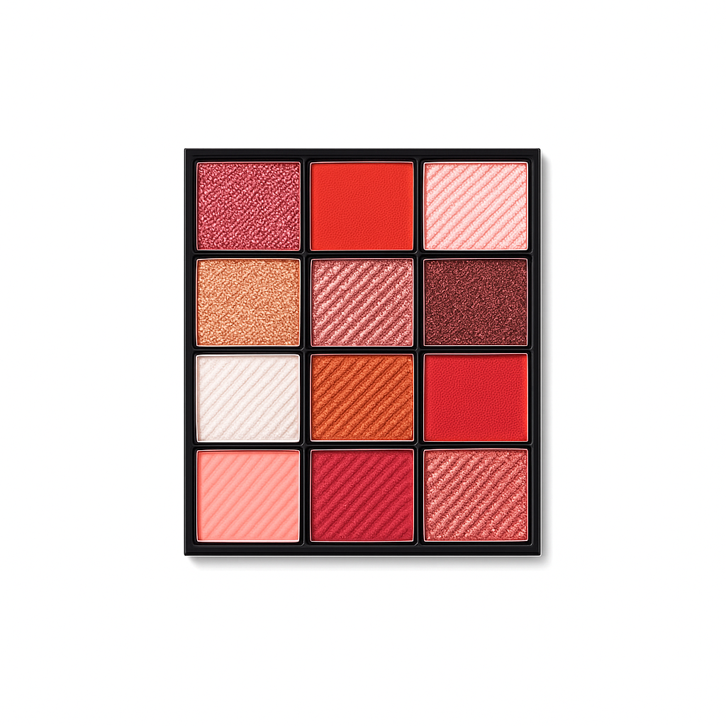 12 Color Matte Shimmer Eyeshadow Palette Everyday Eye Makeup