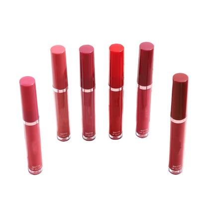 Matte Liquid Lipstick Set 6 Piece Lip Lacquer Gloss Collection