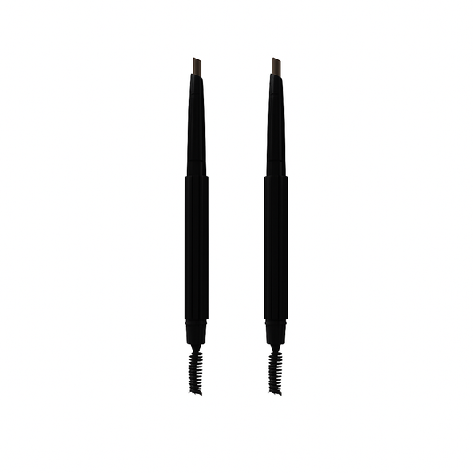 Dual End Eyebrow Pencil With Spoolie Waterproof Daily Longwear