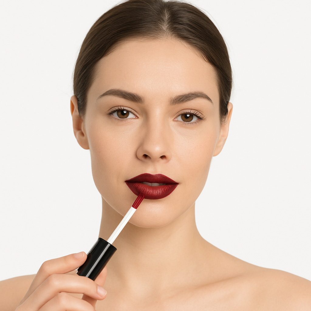 Cream Matte Liquid Lipstick Tube Lip Color Everyday Women Makeup
