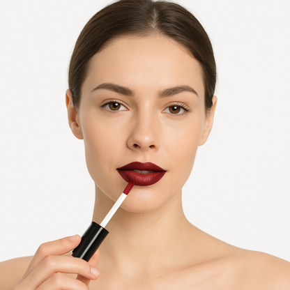 Cream Matte Liquid Lipstick Tube Lip Color Everyday Women Makeup