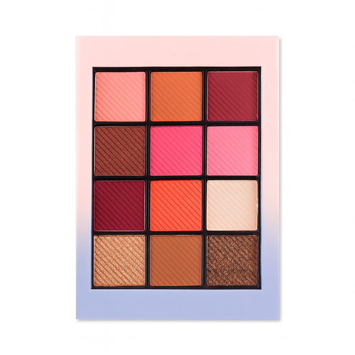 12 Color Matte Shimmer Eyeshadow Palette Everyday Eye Makeup