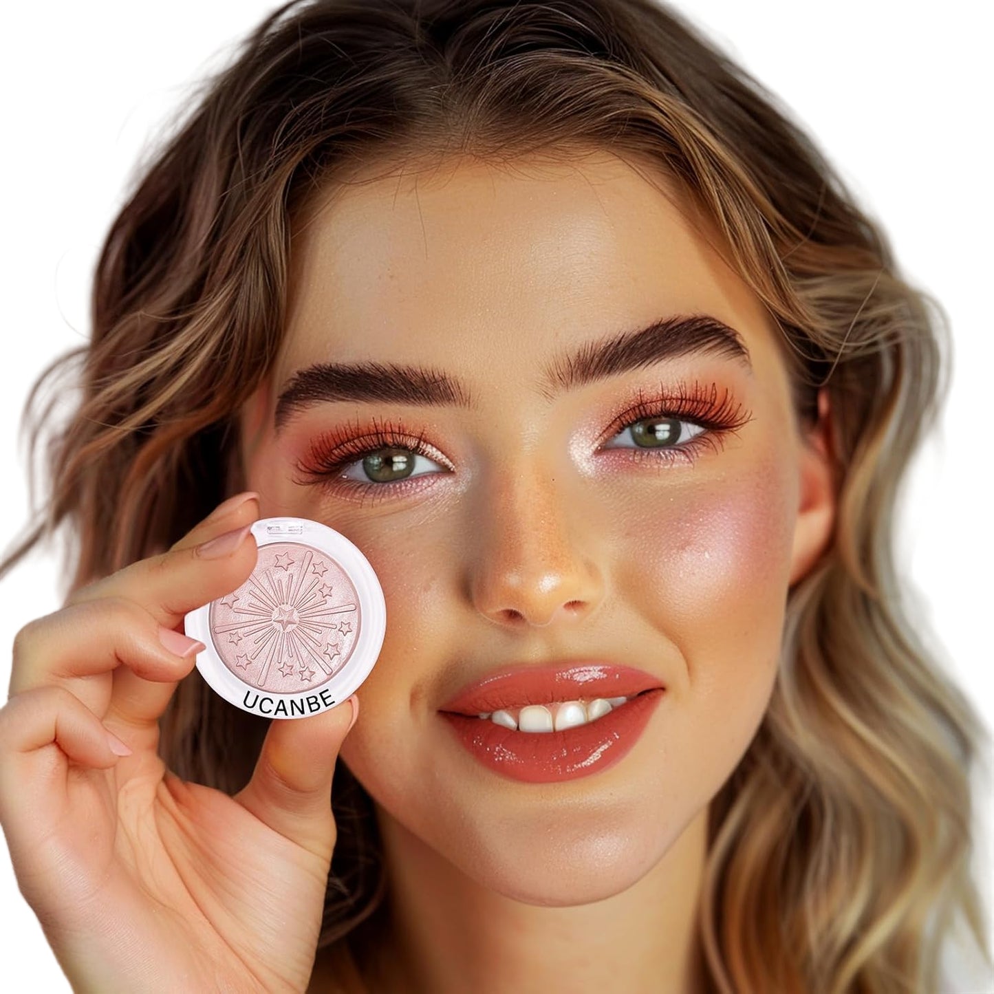 Baked Powder Blush Duo Glow Cheek Color Face Makeup Palette
