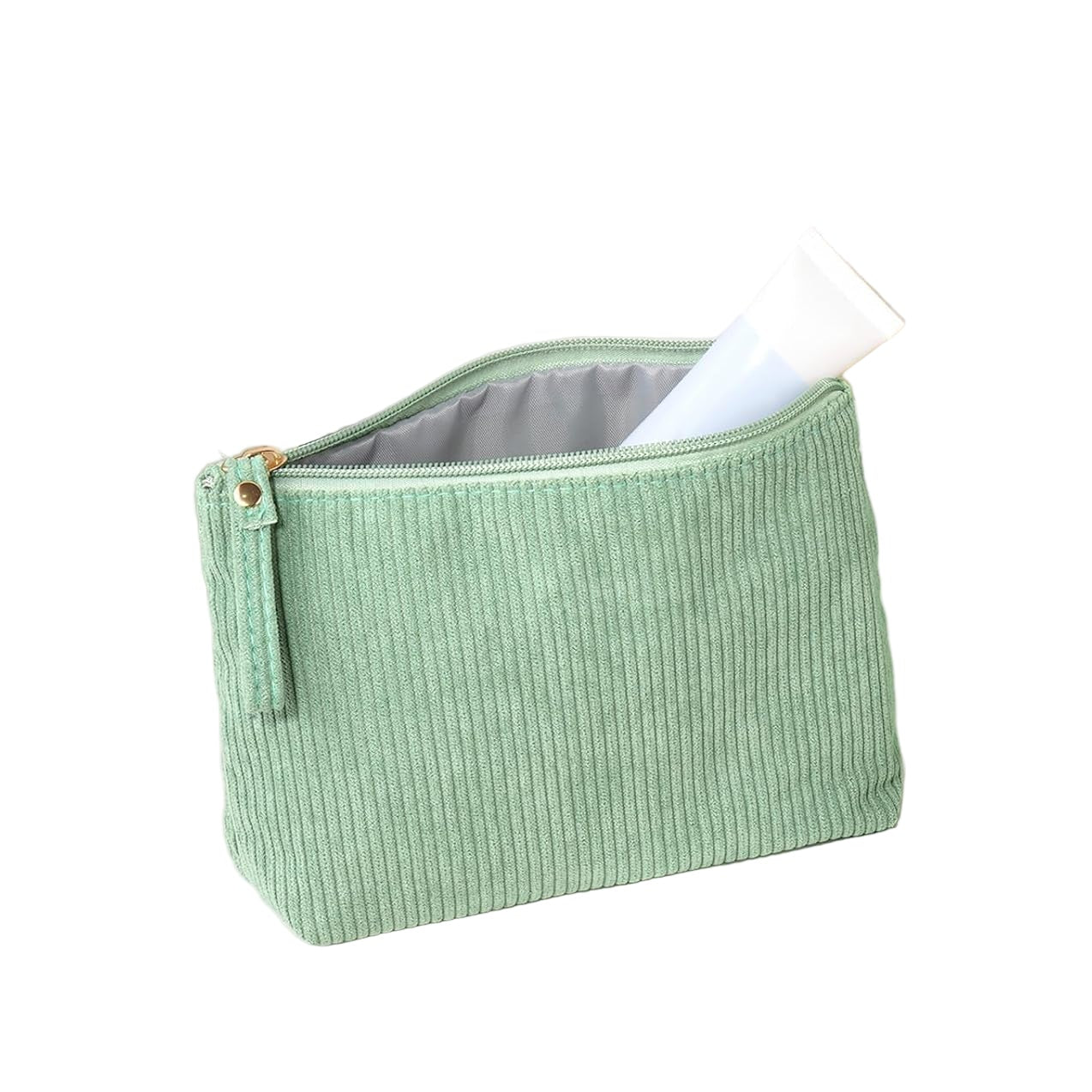 Small Makeup Bag, Corduroy Small Pouch for Purse, Cosmetic Organizer