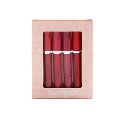 Matte Liquid Lipstick Set 6 Piece Lip Lacquer Gloss Collection