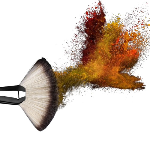 Fan Makeup Brush Large Soft Face Highlighting Powder Cheek Brush