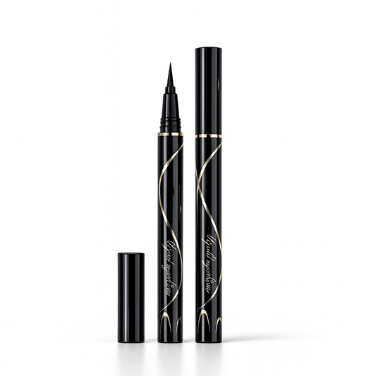 Black Liquid Eyeliner Pen Fine Tip Non Smudge Eye Makeup Liner