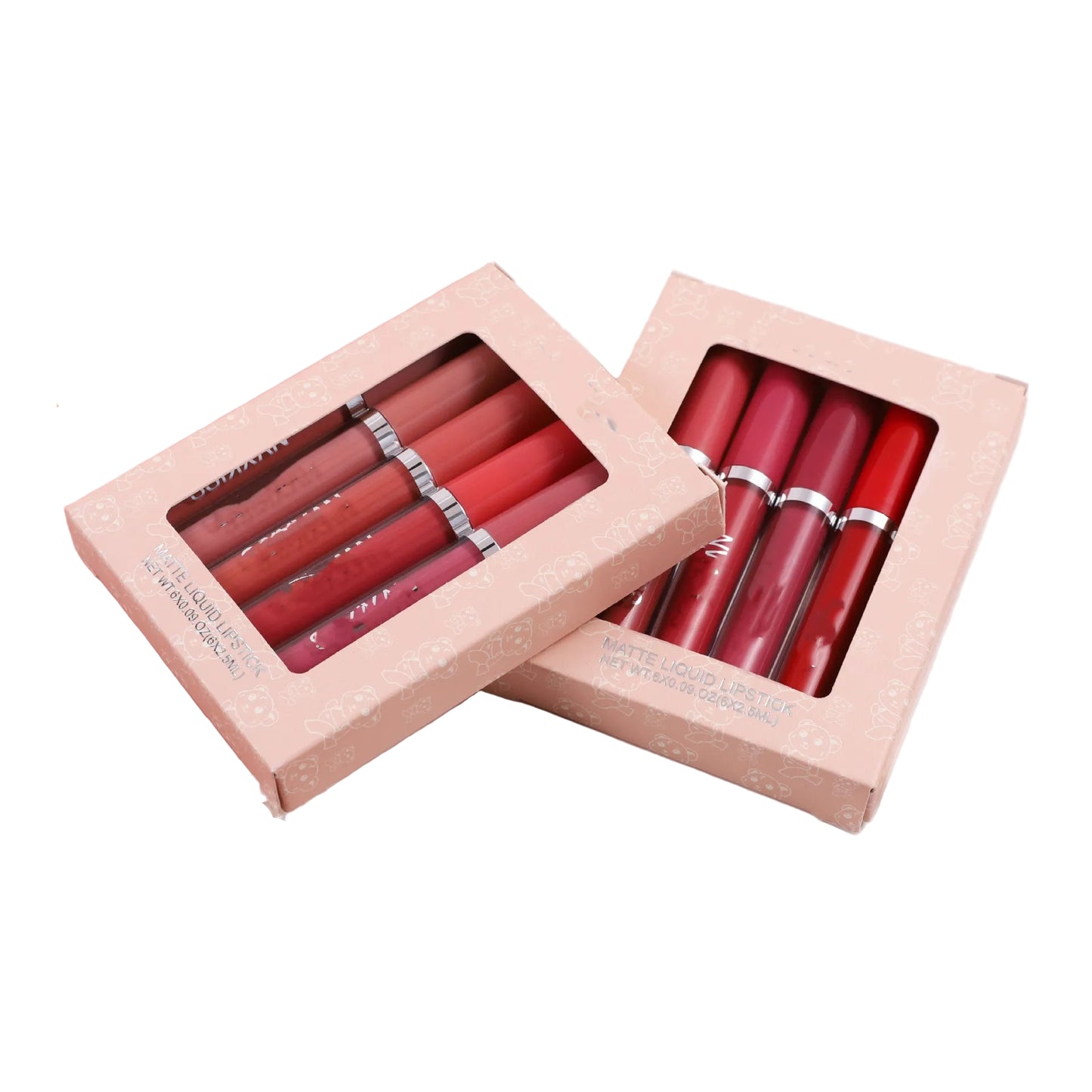 Matte Liquid Lipstick Set 6 Piece Lip Lacquer Gloss Collection