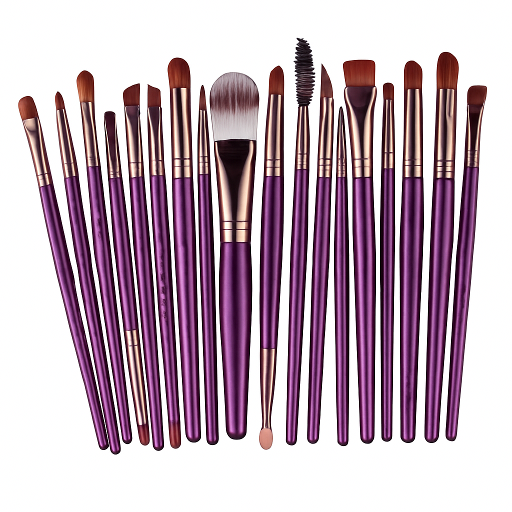Makeup Brush Set 20 Piece Eye Shadow Blush Powder Face Brush Kit