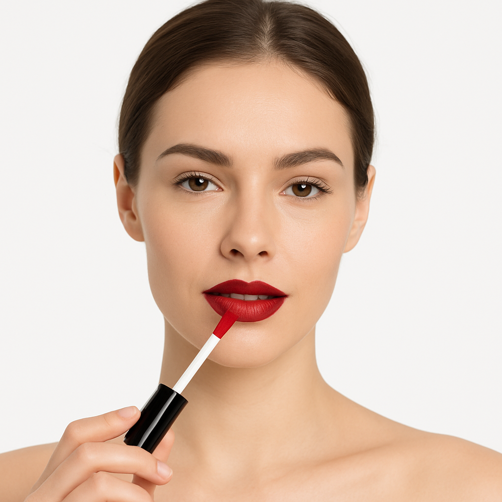 Cream Matte Liquid Lipstick Tube Lip Color Everyday Women Makeup