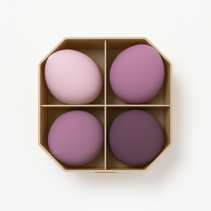Makeup Sponge Set 4 Piece Beauty Blender Puff Face Foundation