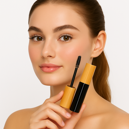 Herbal Black Vegan Mascara Natural Non Waterproof Eye Makeup