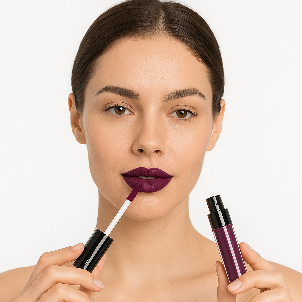 Cream Matte Liquid Lipstick Tube Lip Color Everyday Women Makeup