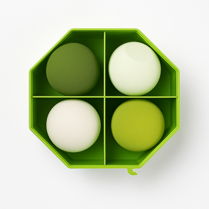 Makeup Sponge Set 4 Piece Beauty Blender Puff Face Foundation